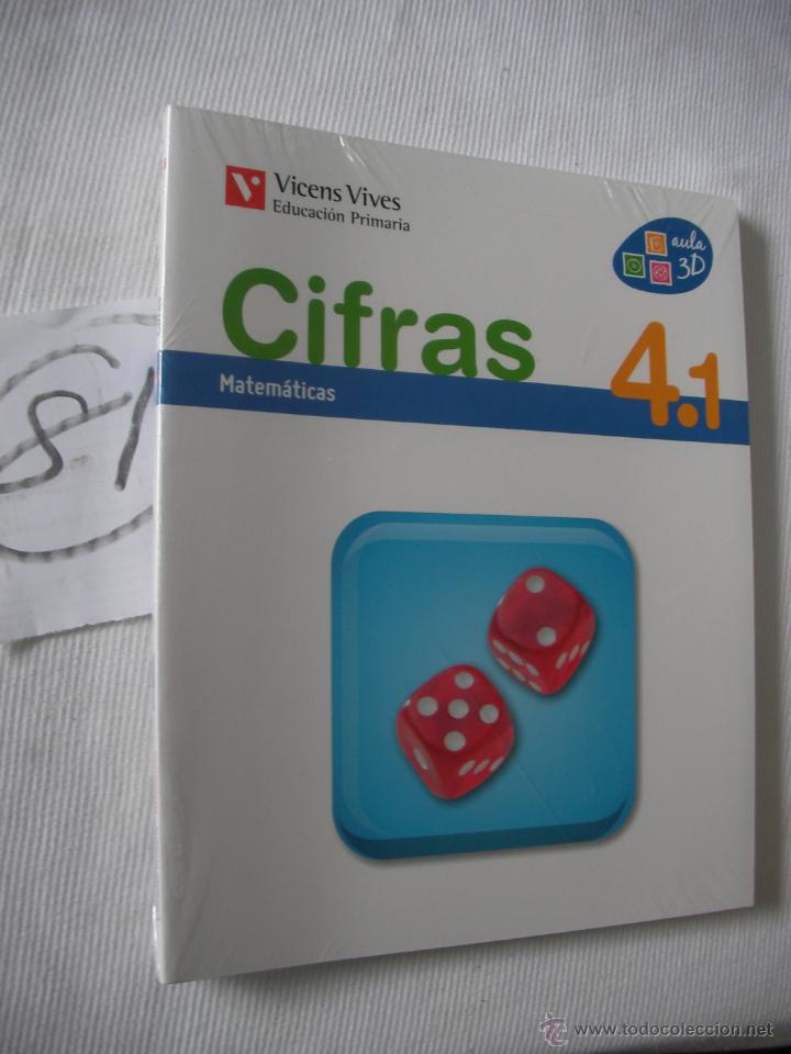 Libros antiguos: LIBRO DE TEXTO - MATEMATICAS CIFRAS 4.1 - Foto 1