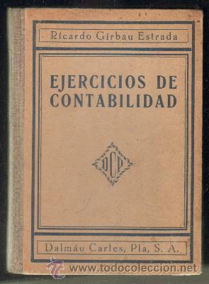 Libros antiguos: EJERCICIOS DE CONTABILIDAD   A-ESC-1507 - Foto 1