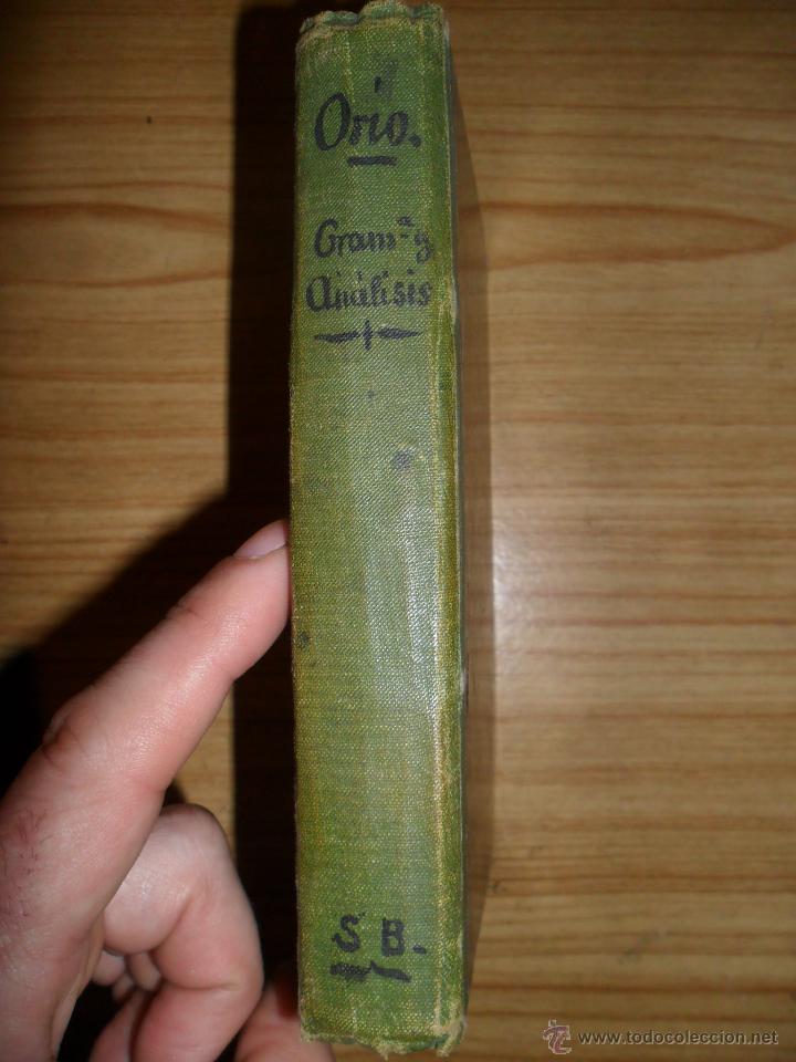 Libros antiguos: Antiguo libro de gram&aacute;tica espa&ntilde;ola - Foto 1