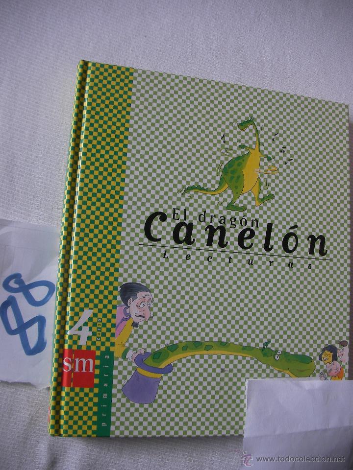 Libros antiguos: ANTIGUO LIBRO DE TEXTO - LECTURAS 4&ordm; - EL DRAGON CANELON - Foto 1
