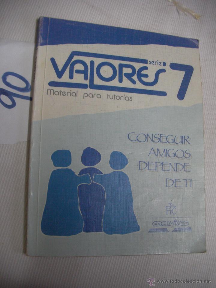 Libros antiguos: ANTIGUO LIBRO DE TEXTO - VALORES 7 - Foto 1
