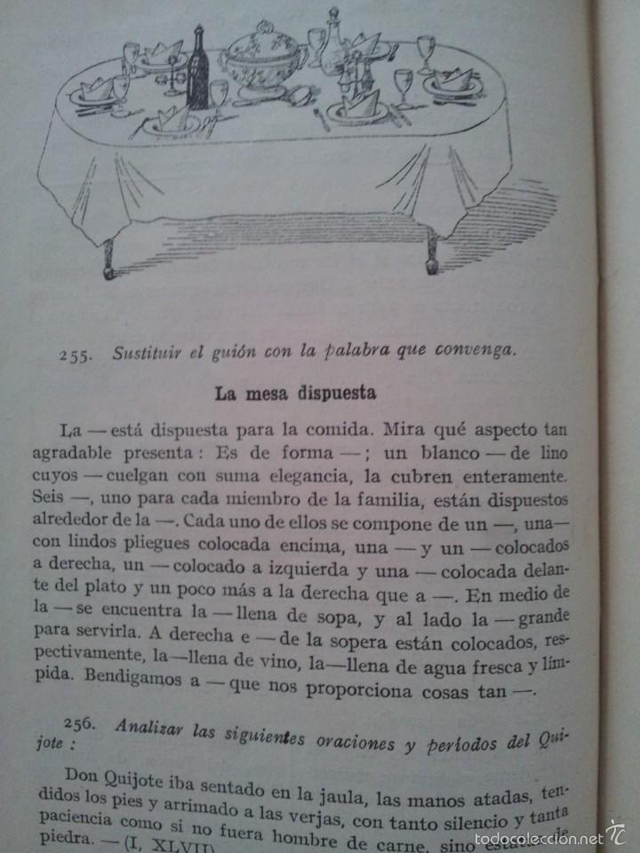 Libros antiguos: GRAM&Aacute;TICA ESPA&Ntilde;OLA. SEGUNDO GRADO. 1926 - Foto 3
