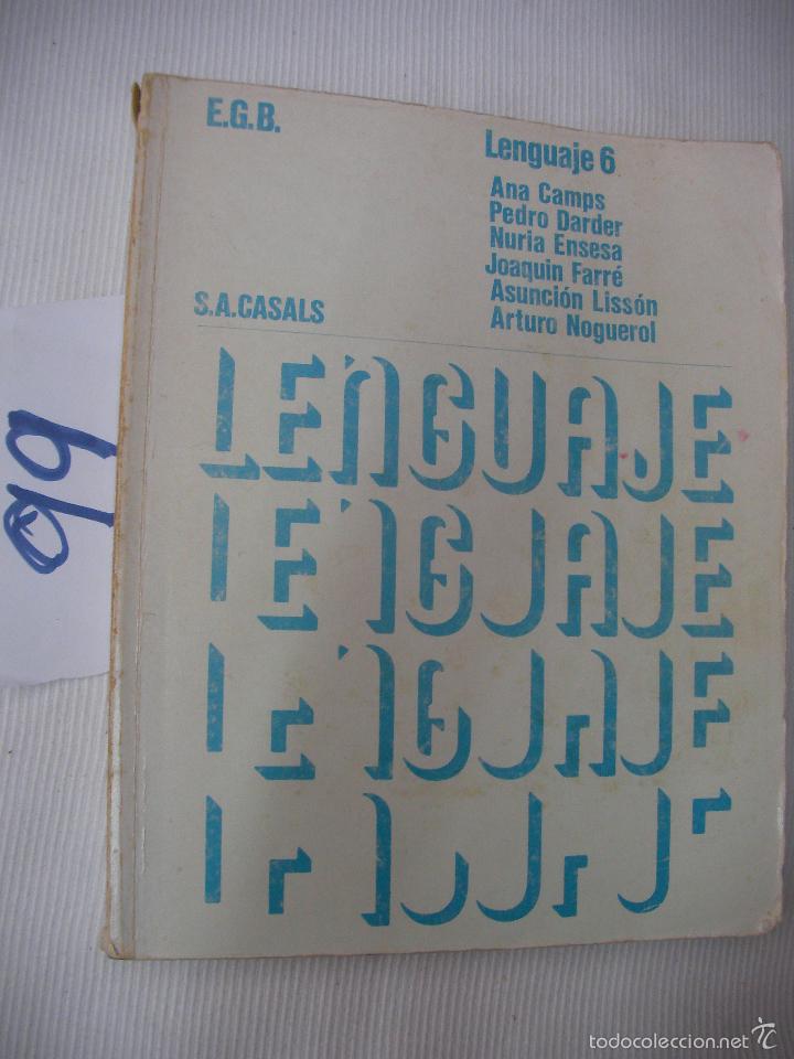 Libros antiguos: ANTIGUO LIBRO DE TEXTO - LENGUAJE 6&ordm; EGB - Foto 1