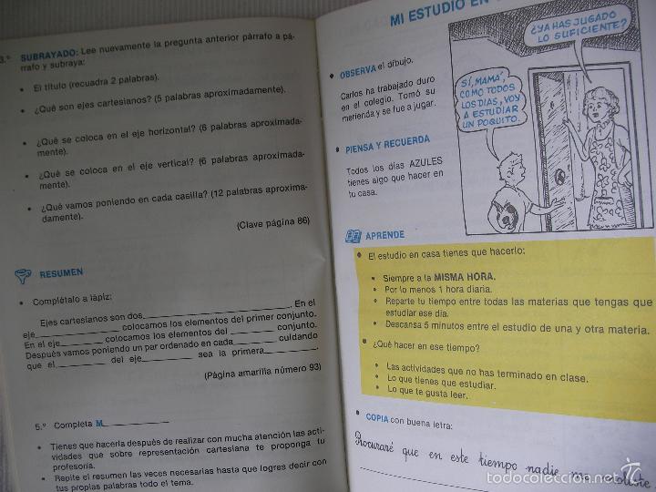 Libros antiguos: ANTIGUO LIBRO DE TEXTO - APRENDO A ESTUDIAR 5&ordm; - PASCAL - Foto 3