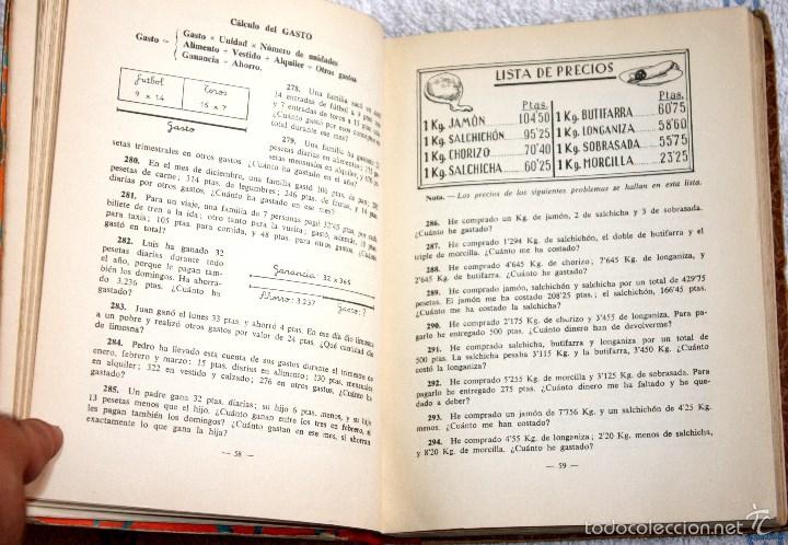 Libros antiguos: ARITM&Eacute;TICA SEGUNDO GRADO - Foto 4