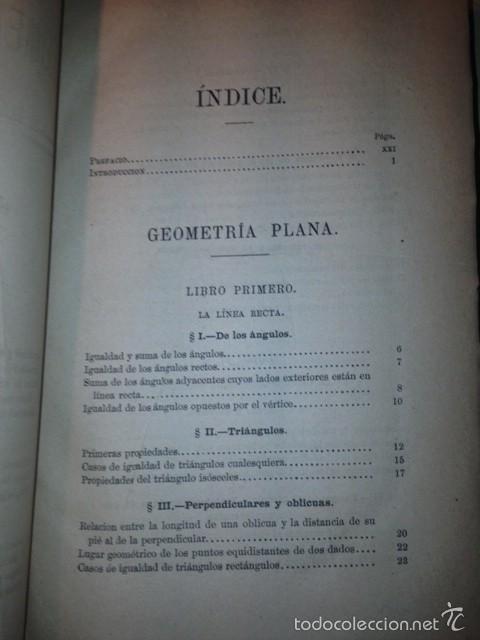 Libros antiguos: TRATADO DE GEOMETR&Iacute;A ELEMENTAL, ROUCH&Eacute; Y COMBEROUSSE - Foto 4