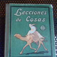 Libros antiguos: LECCIONES DE COSAS II -AÑO 1933-. Lote 59602319