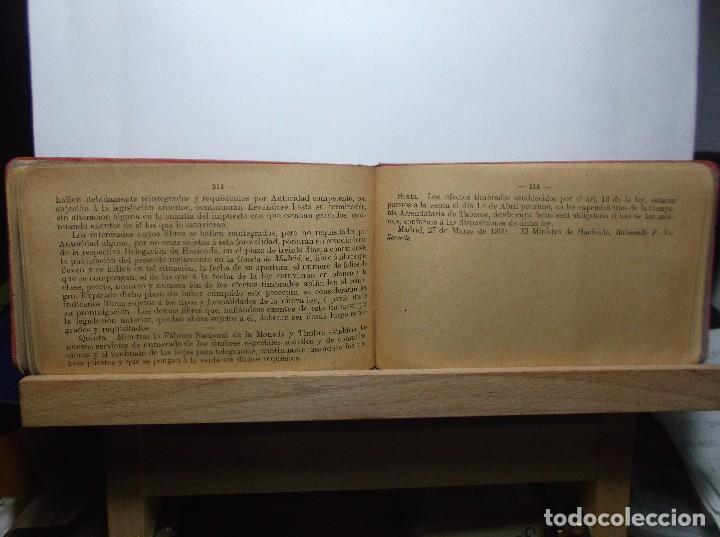 Libros antiguos: LEY DEL DEL IMPUESTO DEL TIMBRE DEL ESTADO  1900. - Foto 5
