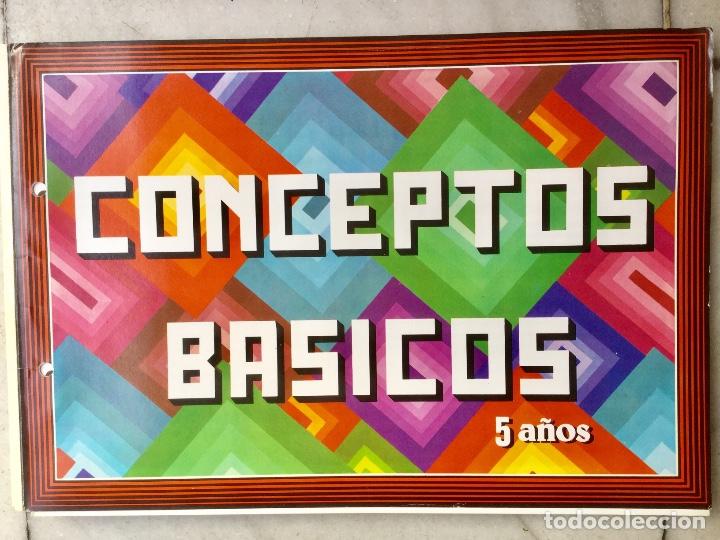 Old books: Conceptos B&aacute;sicos. Preescolar 5 a&ntilde;os. VEDRUNA A&ntilde;o: 1984