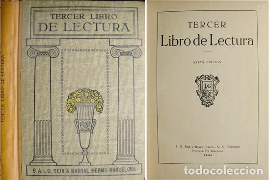 Libros antiguos: Tercer Libro de Lecturas.  1934. - Foto 1
