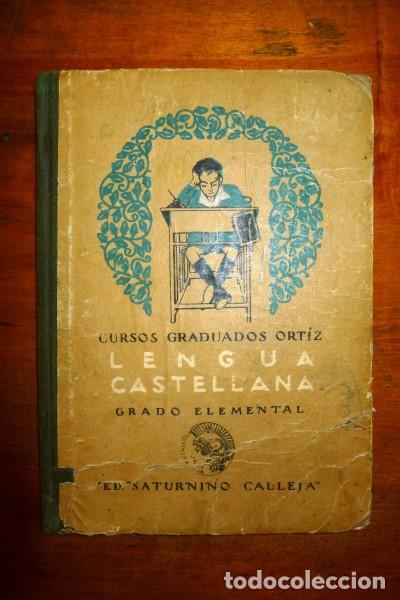 Libros antiguos: LENGUA CASTELLANA. Grado elemental - Foto 1