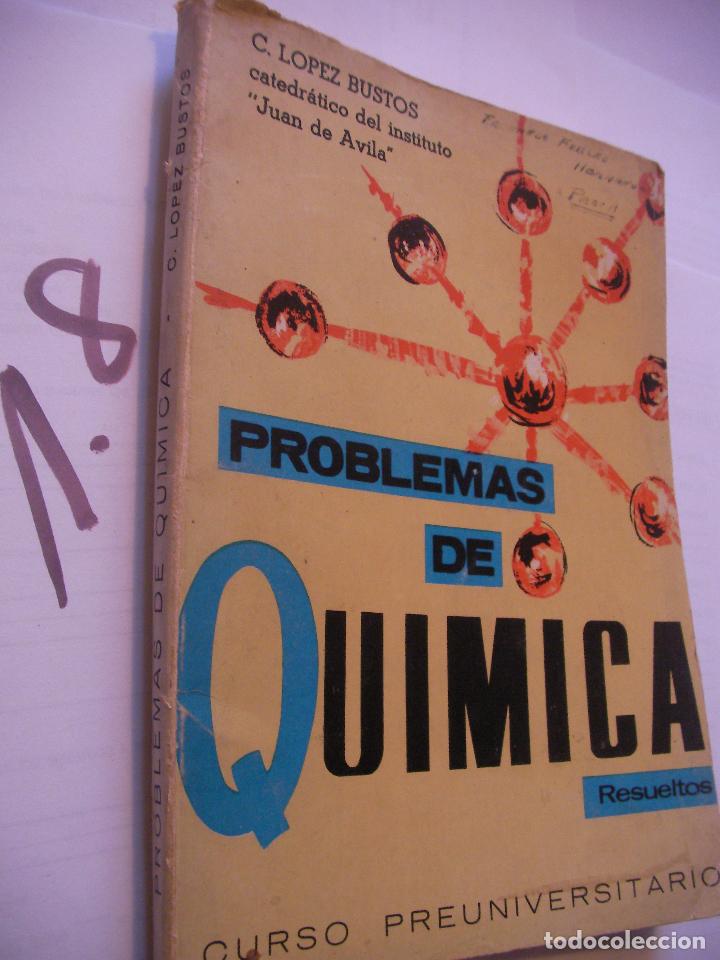 Libros antiguos: ANTIGUO LIBRO DE TEXTO PROBLEMAS DE QUIMICA - Foto 1