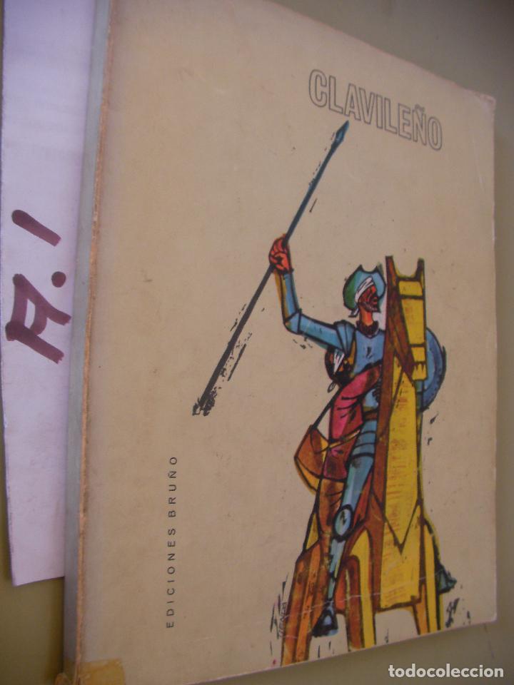 Libros antiguos: LIBRO DE LECTURA BRU&Ntilde;O - CLAVILE&Ntilde;O - Foto 1