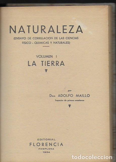 Libros antiguos: La tierra / A. Maillo. Pamplona : Ed. Florencia, 1934. 22x16cm. 125 p. - Foto 2 - 96947763