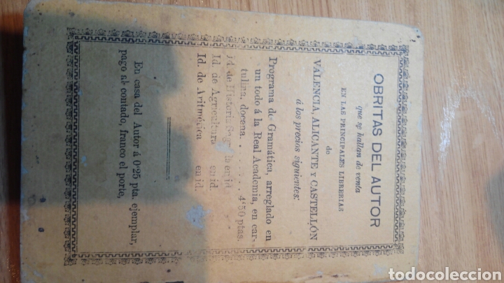 Libros antiguos: Programa de Aritm&eacute;tica 1886 - Foto 4