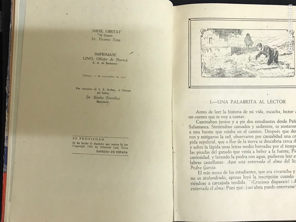 Libros antiguos: Lecturas libro tercero - Foto 4