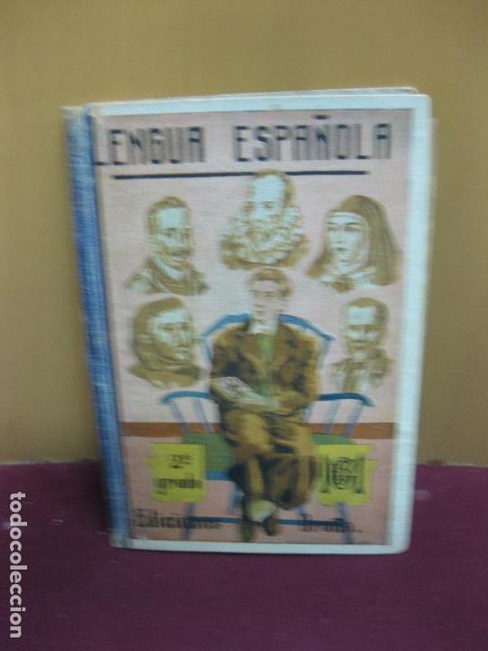 Libros antiguos: LENGUA ESPA&Ntilde;OLA. EDICIONES BRU&Ntilde;O. 2&ordm;.GRADO. - Foto 1
