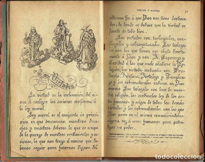 Libros antiguos: Virtud y Patria - Foto 3