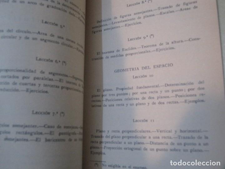Libros antiguos: PROGRAMA DE MATEMATICAS SEGUNDO CURSO MADRID 1935 - Foto 2