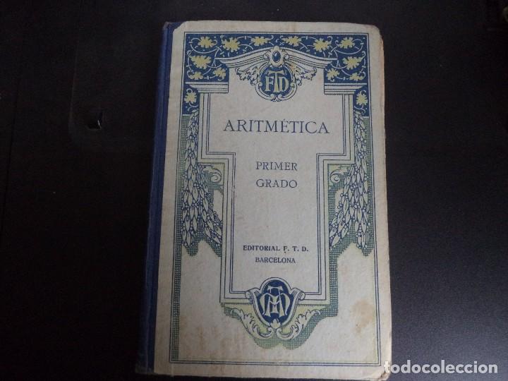 Libros antiguos: Libro escuela Aritm&eacute;tica . - Foto 1