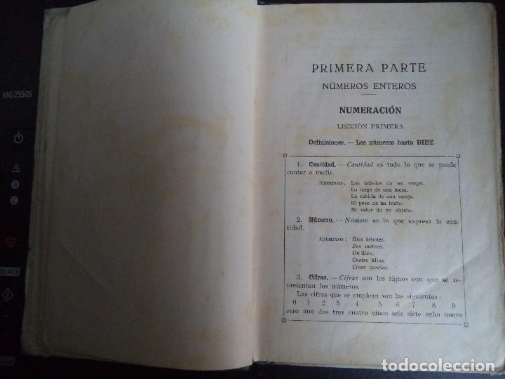Libros antiguos: Libro escuela Aritm&eacute;tica . - Foto 3