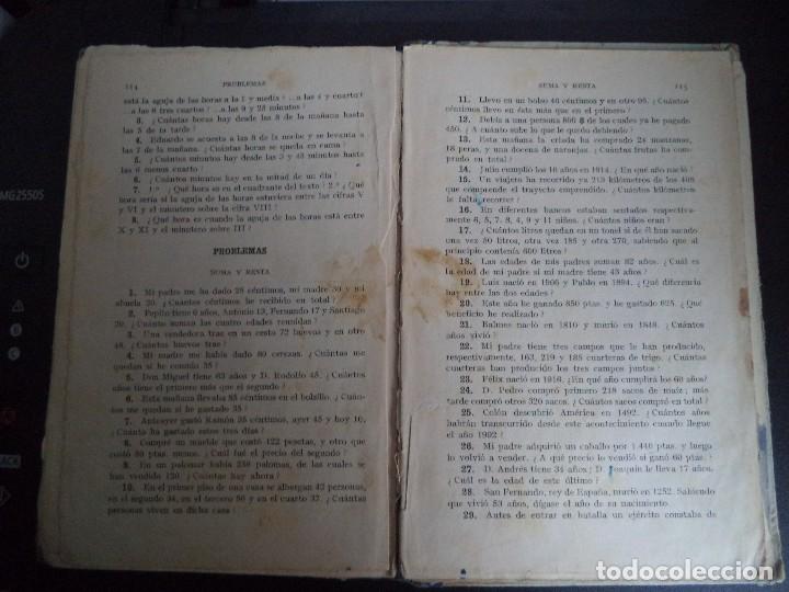 Libros antiguos: Libro escuela Aritm&eacute;tica . - Foto 6