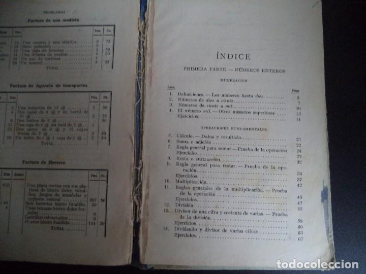 Libros antiguos: Libro escuela Aritm&eacute;tica . - Foto 7