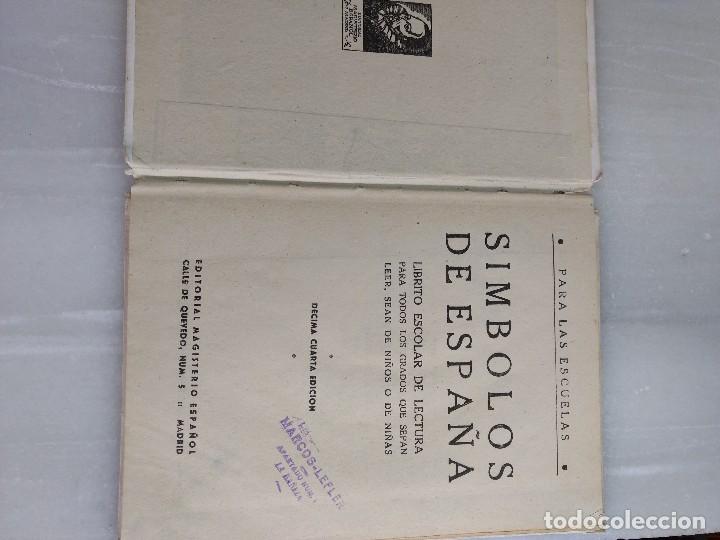 Libros antiguos: S&iacute;mbolos de Espa&ntilde;a - Foto 2