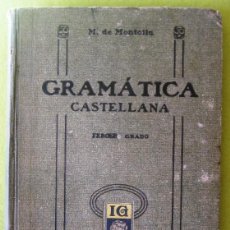 Libros antiguos: GRAMATICA DE LA LENGUA CASTELLANA - REAL ACADEMIA ESPAÑOLA (1920). Lote 112593767