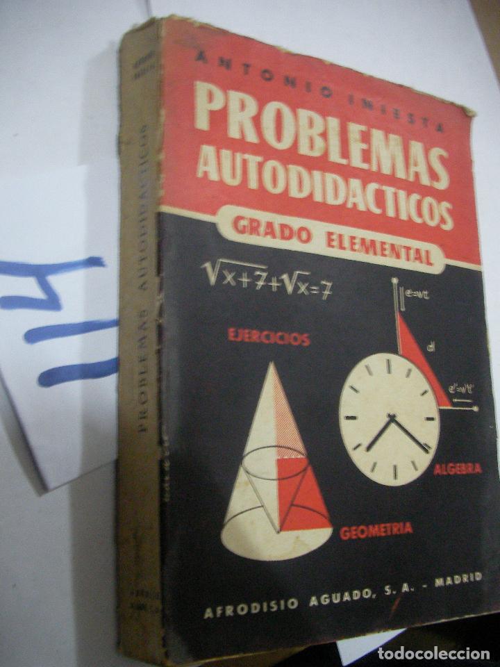 Libros antiguos: ANTIGUO LIBRO TEXTO - PROBLEMAS AUTODIDACTICOS - Foto 1