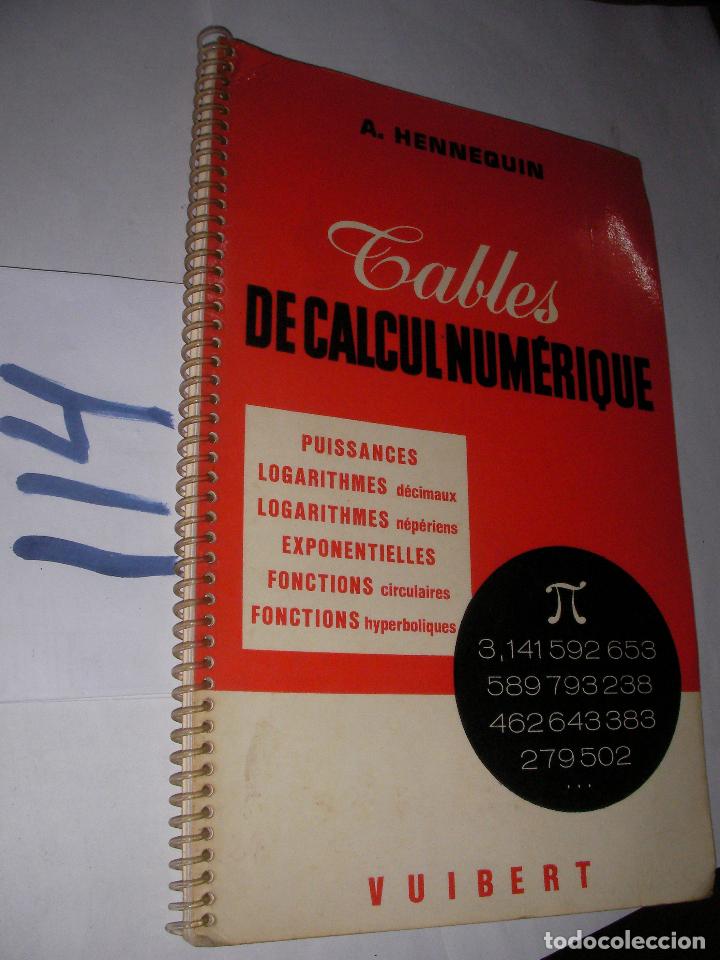 Libros antiguos: ANTIGUO LIBRO TEXTO - TABLAS DE CALCULO NUMERICO - Foto 1