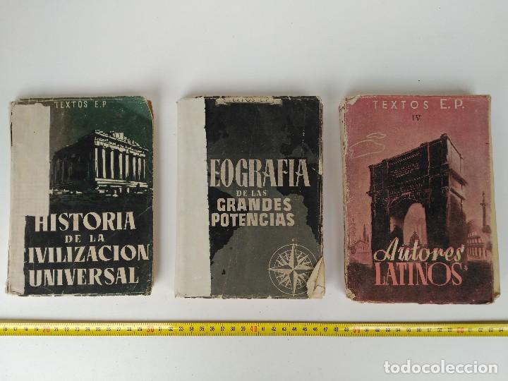 Libros antiguos: Lote de 3 libros de texto - Foto 1
