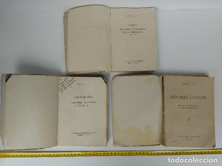 Libros antiguos: Lote de 3 libros de texto - Foto 2