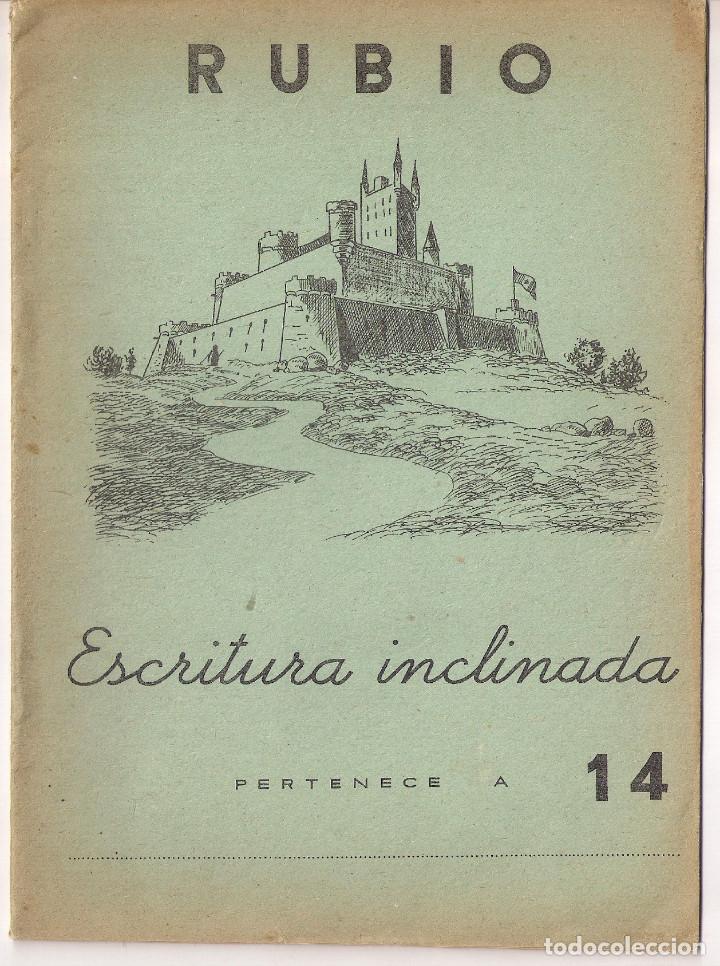 Antiquarische B&uuml;cher: CUADERNO DE ESCRITURA INCLINADA - RUBIO - N&ordm; 14 - SIN ESCRIBIR