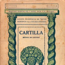 Libros antiguos: CARTILLA MÉTODO DE LECTURA (SEIX BARRAL, 1936). Lote 115350619
