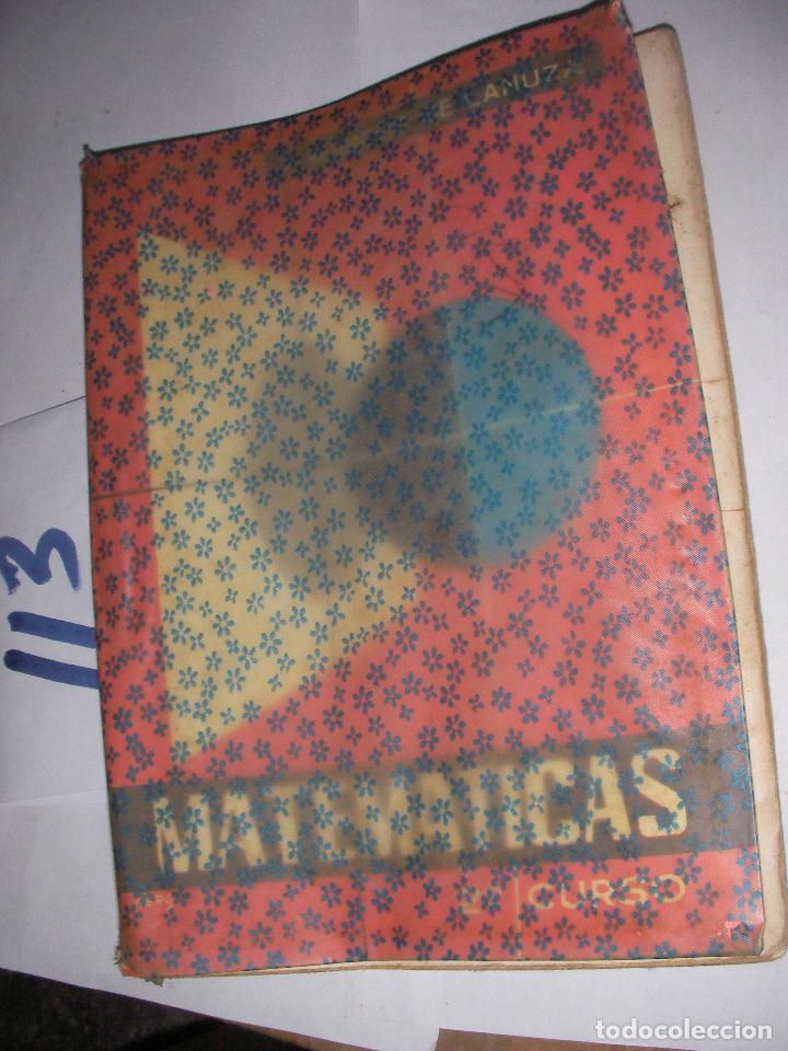 Libros antiguos: ANTIGUO LIBRO DE TEXTO - MATEMATICAS - Foto 1