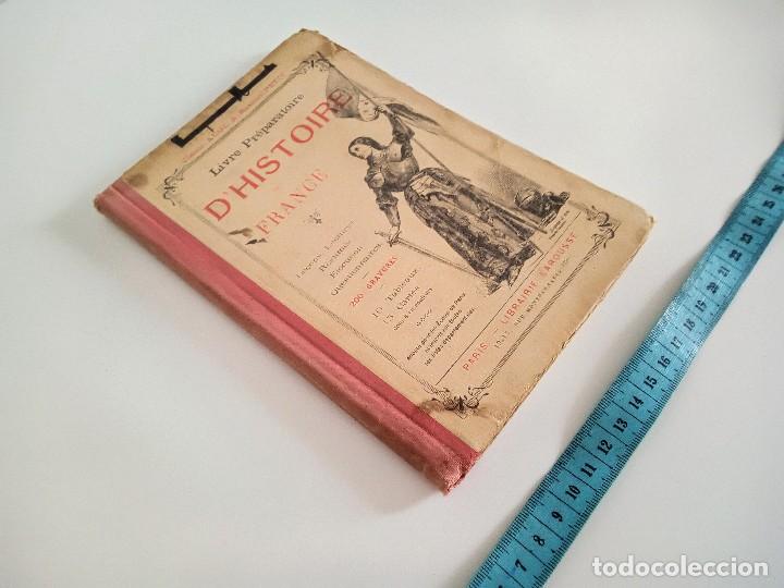 Livros antigos: LIBRO PREPARATORIO D'HISTOIRE DE FRANCE, 1923