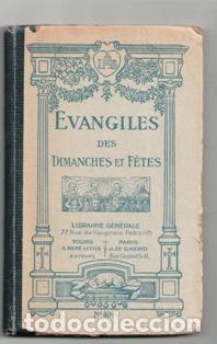 Livros antigos: Evangiles des Dimanches et Fetes