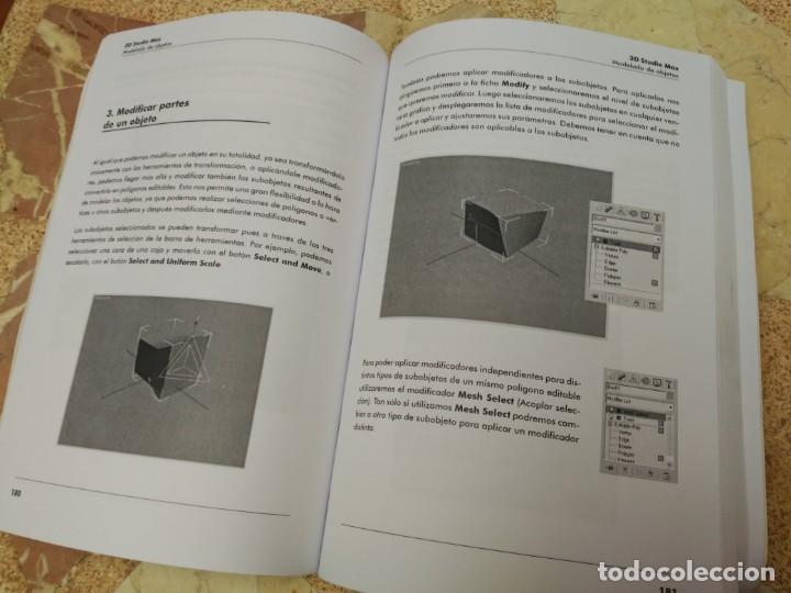 Libros antiguos: Libro sobre el software 3D Studio Max para aprender a modelar en 3D - Foto 2