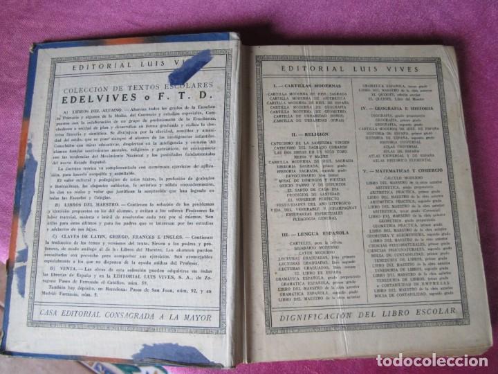 Libros antiguos: MATEMATICAS CUARTO CURSO. EDIT, LUIS VIVES - Foto 3