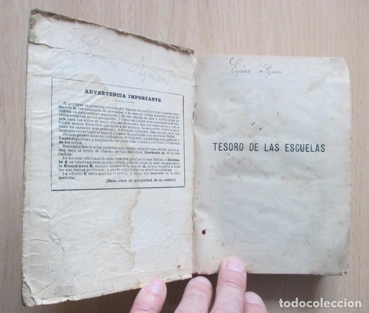 Libros antiguos: Tesoro de las Escuelas - Foto 5