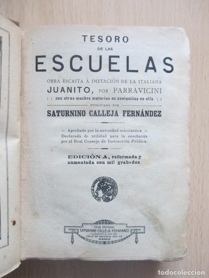 Libros antiguos: Tesoro de las Escuelas - Foto 7