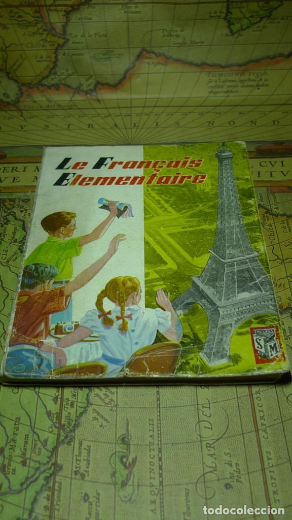 Libros antiguos: LE FRAN&Ccedil;AIS ELEMENTAIRE. SM 1957. - Foto 1