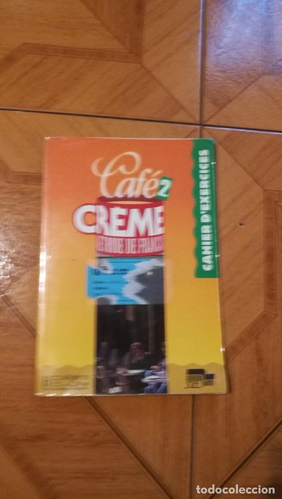 Libros antiguos: Libro de texto frances cafe creme 2 1997 - Foto 1