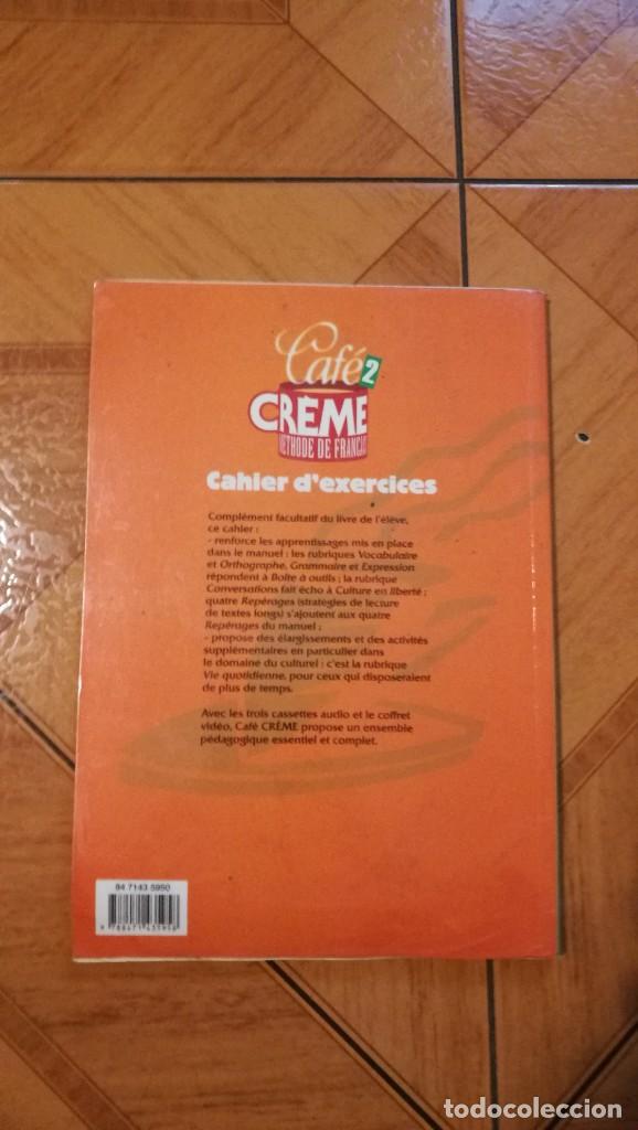 Libros antiguos: Libro de texto frances cafe creme 2 1997 - Foto 2