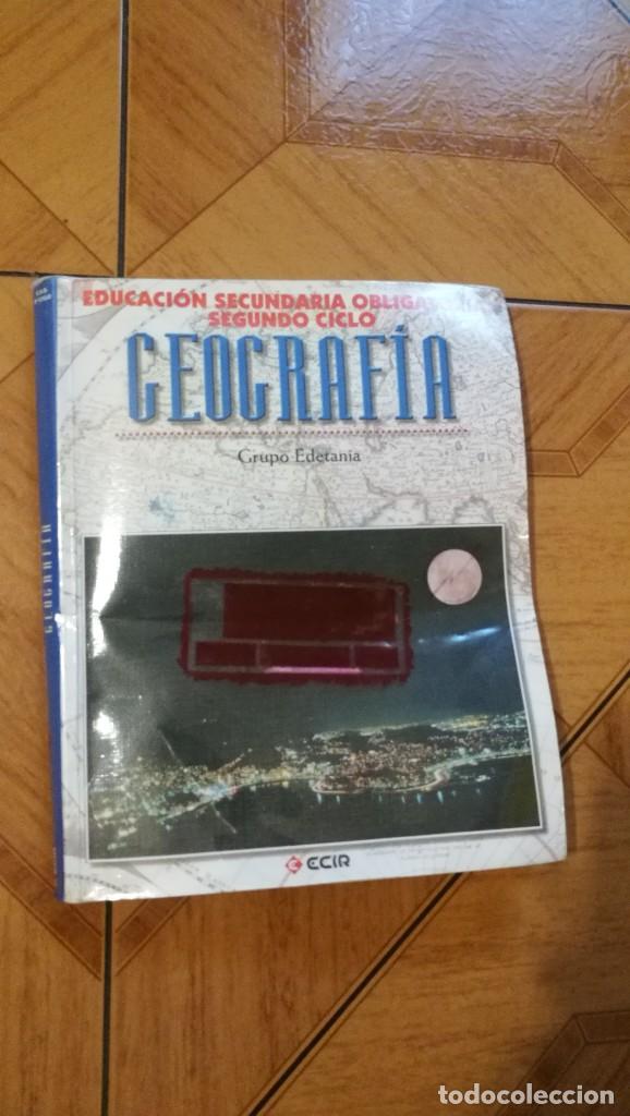 Libros antiguos: LIBRO DE TEXTO GEOGRAF&Iacute;A ESO ECIR - Foto 1