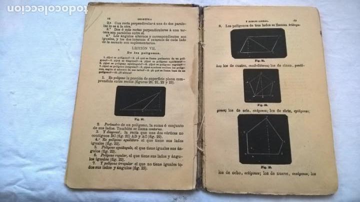 Libros antiguos: Geometría y Dibujo. Programas de Primera Enseñanza. Autor: D. Carlos Yeves. - Foto 5 - 150680950