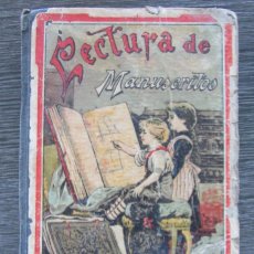 Libros antiguos: LECTURA DE MANUSCRITOS. SATURNINO CALLEJA. 1901