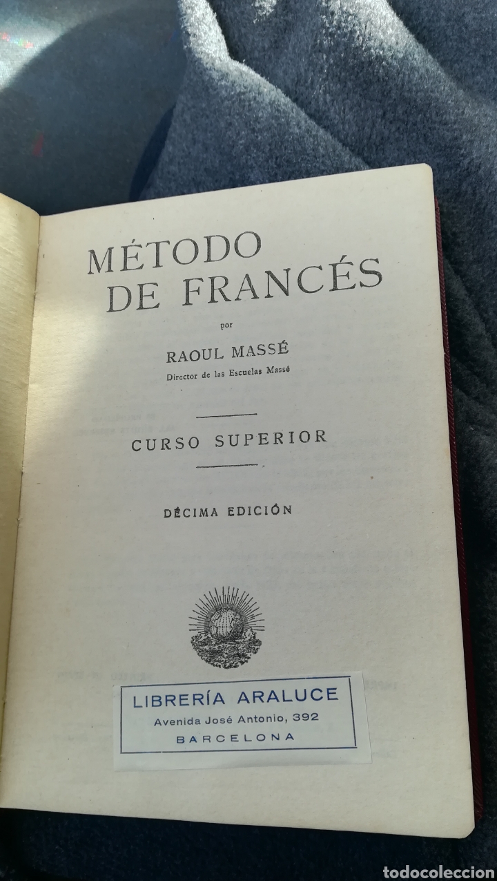 Libros antiguos: M&eacute;todo de franc&eacute;s, Editorial Mass&eacute; - Foto 3