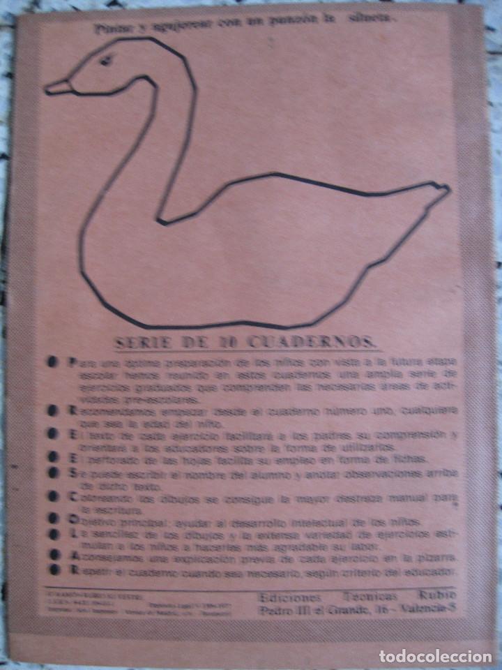 Libros antiguos: CUADERNO PRE ESCOLAR RUBIO N&Uacute;M. 1 - Foto 2